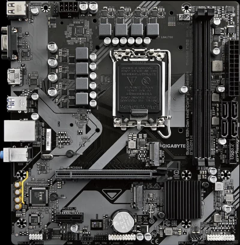 Tarjeta Madre Gigabyte B760M H DDR5, Micro-ATX, LGA 1700, Intel B760, 64GB DDR5, HDMI para Intel