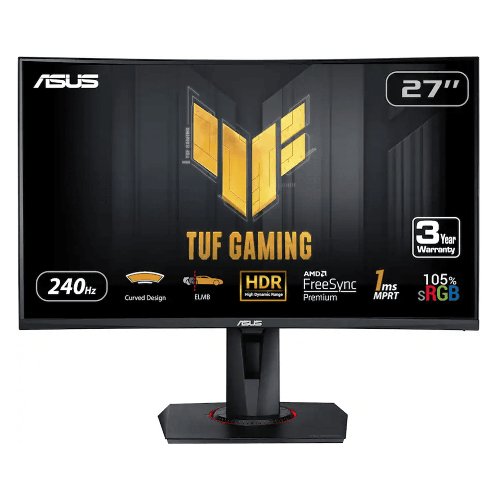 Monitor Gamer Asus Tuf Gaming Vg27vqmy, Led, 27" Full Hd, Freesync, 240hz, Hdmi/dp, Negro
