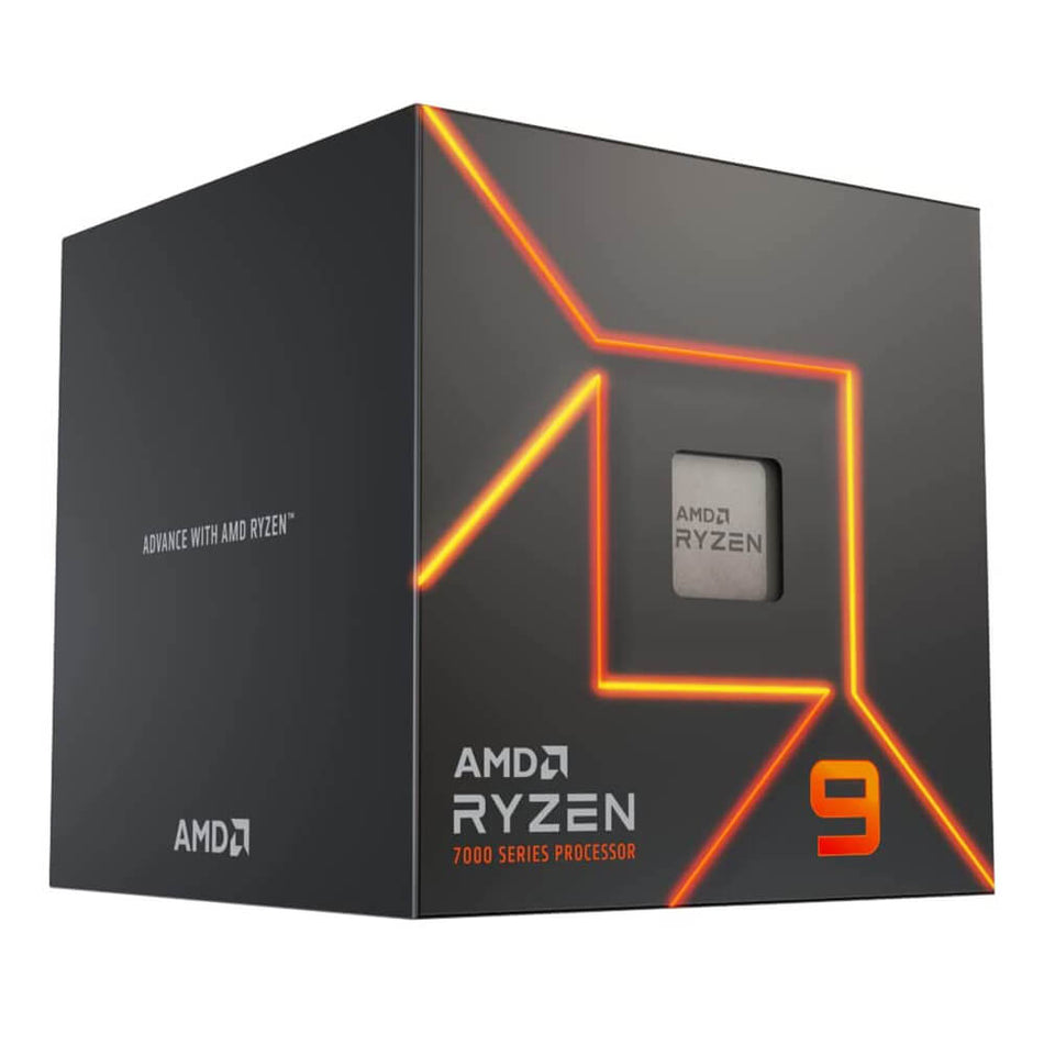 Procesador AMD Ryzen 9 7900, Socket AM5, 3.70GHz, 12-Core, 64MB Cache, Disipador AMD Wraith Prism