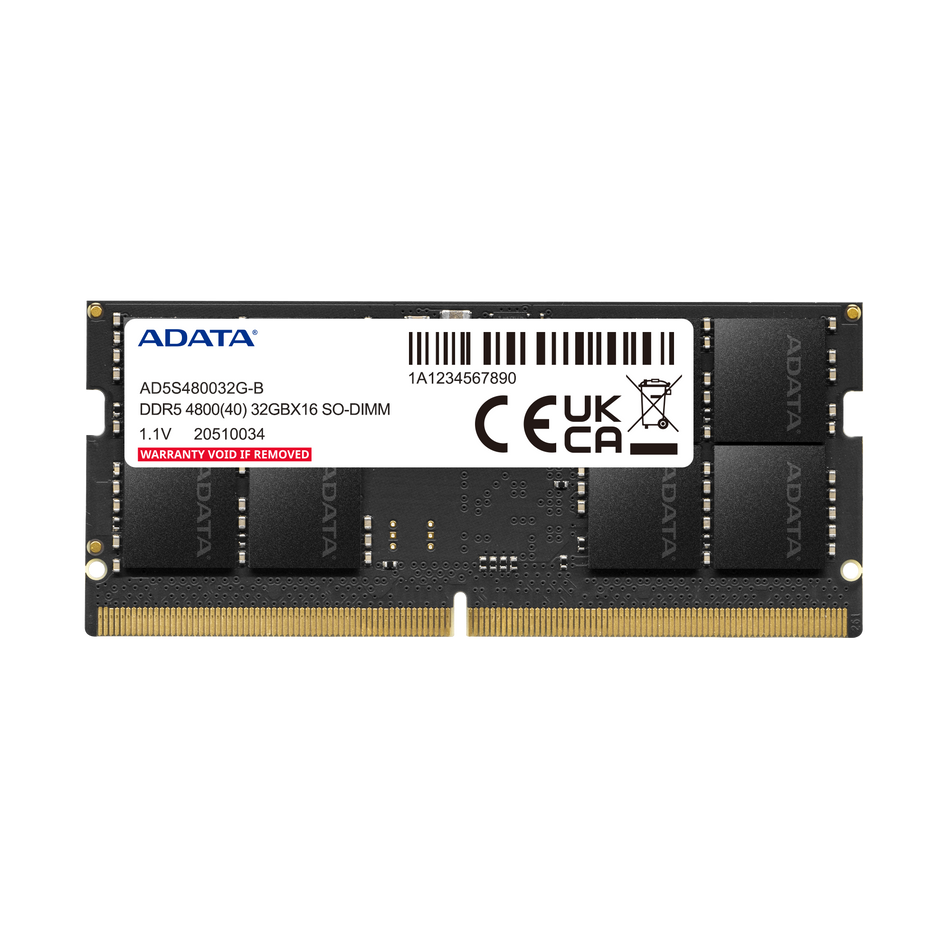Memoria Ram SODIMM ADATA 16GB, DDR5, 4800 MHz