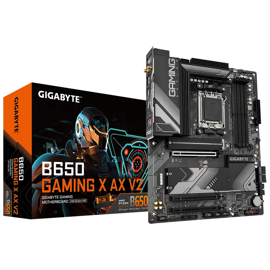 Tarjeta Madre GIGABYTE B650 GAMING X AX V2, Socket AM5, PCIe 5.0