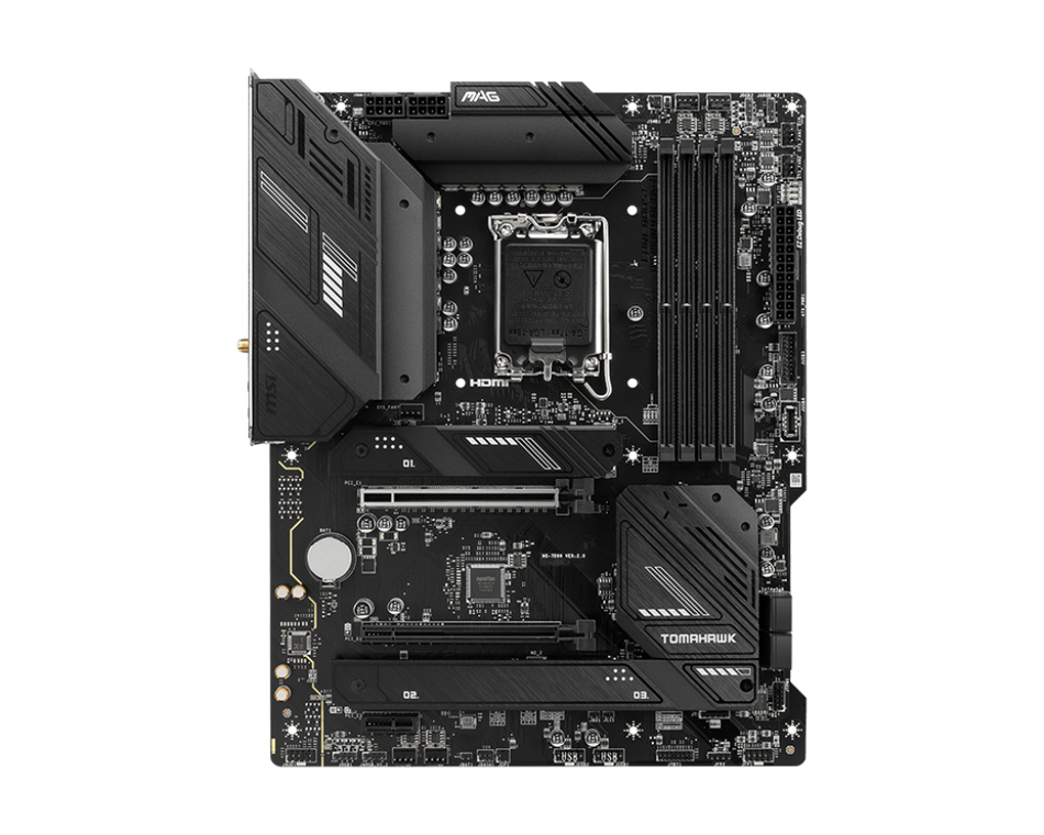 Tarjeta Madre MSI MAG B760 TOMAHAWK WIFI, Socket 1700, 4x DDR5 7000MHz, 3x M.2, 1x HDMI, ATX