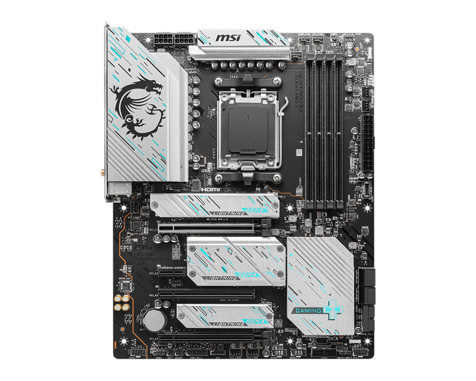 Tarjeta Madre MSI X670E GAMING PLUS WIFI, ATX, AMD, AM5, 4XDDR5-SDRAM
