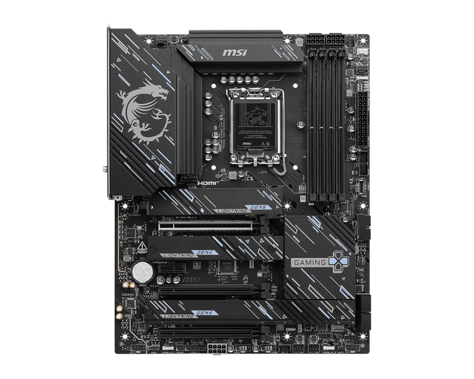 Tarjeta Madre MSI Z890 GAMING PLUS WIFI, ATX, LGA 1851, DDR5, HDMI/DP para Intel
