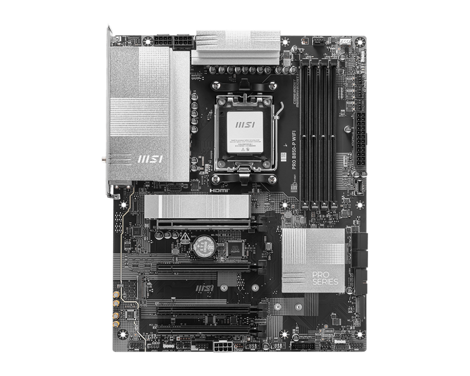 Tarjeta Madre MSI PRO B850-P WIFI, ATX, Socket AM5, AMD B850, 256GB DDR5, HDMI