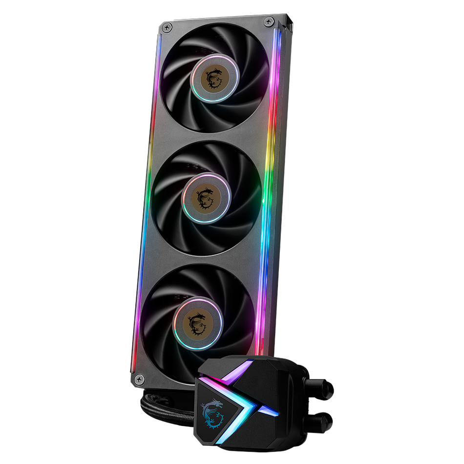 Sistema de Enfriamiento Liquido MSI MAG CORELIQUID C360 V2, 3x 120mm, ARGB, 1900 RPM, Negro