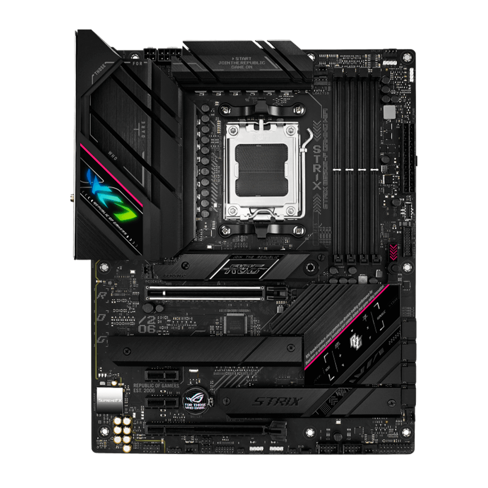 Tarjeta madre ROG Strix B650E-F Gaming WiFI, AM5 ATX, DDR5, WiFi 6E, Aura Sync RGB