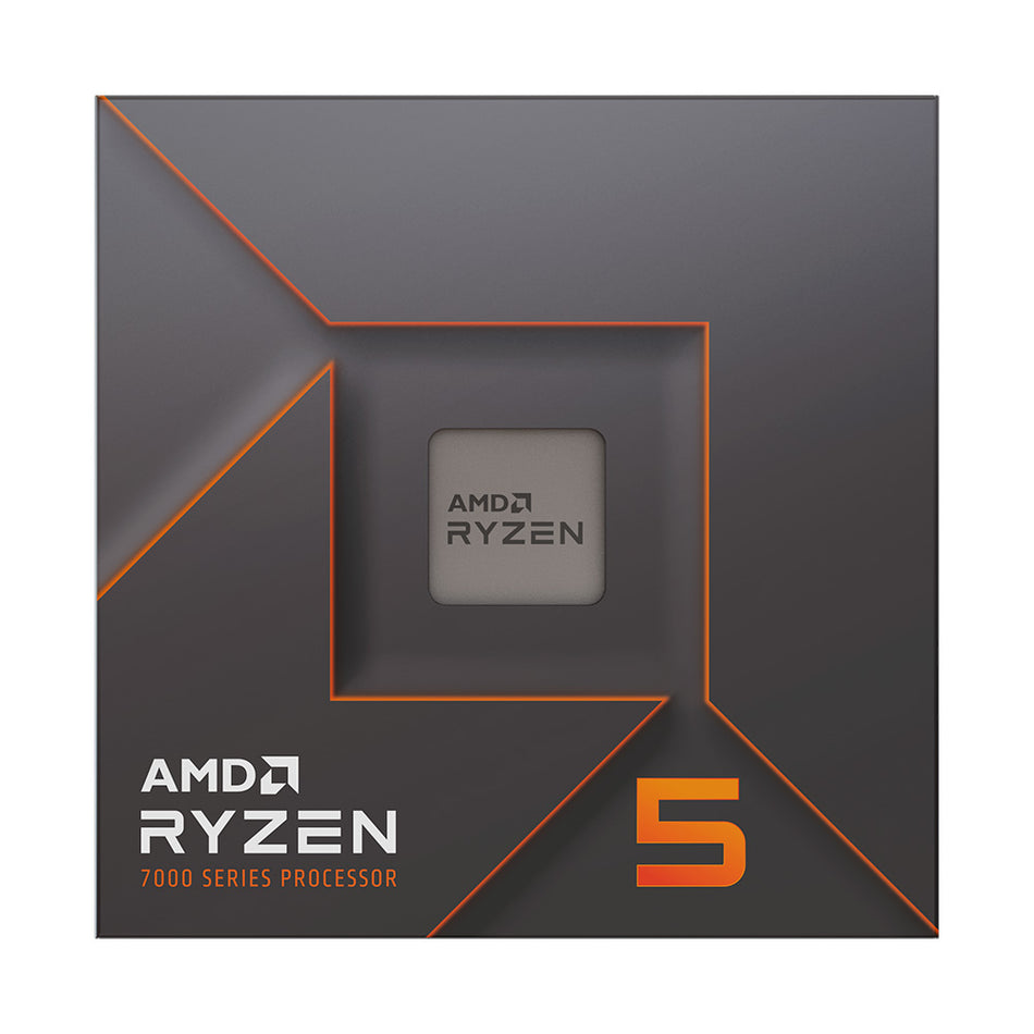 Procesador AMD Ryzen 5 7600X, Socket AM5, 4.7GHz, 38MB Cache, No Incluye Disipador