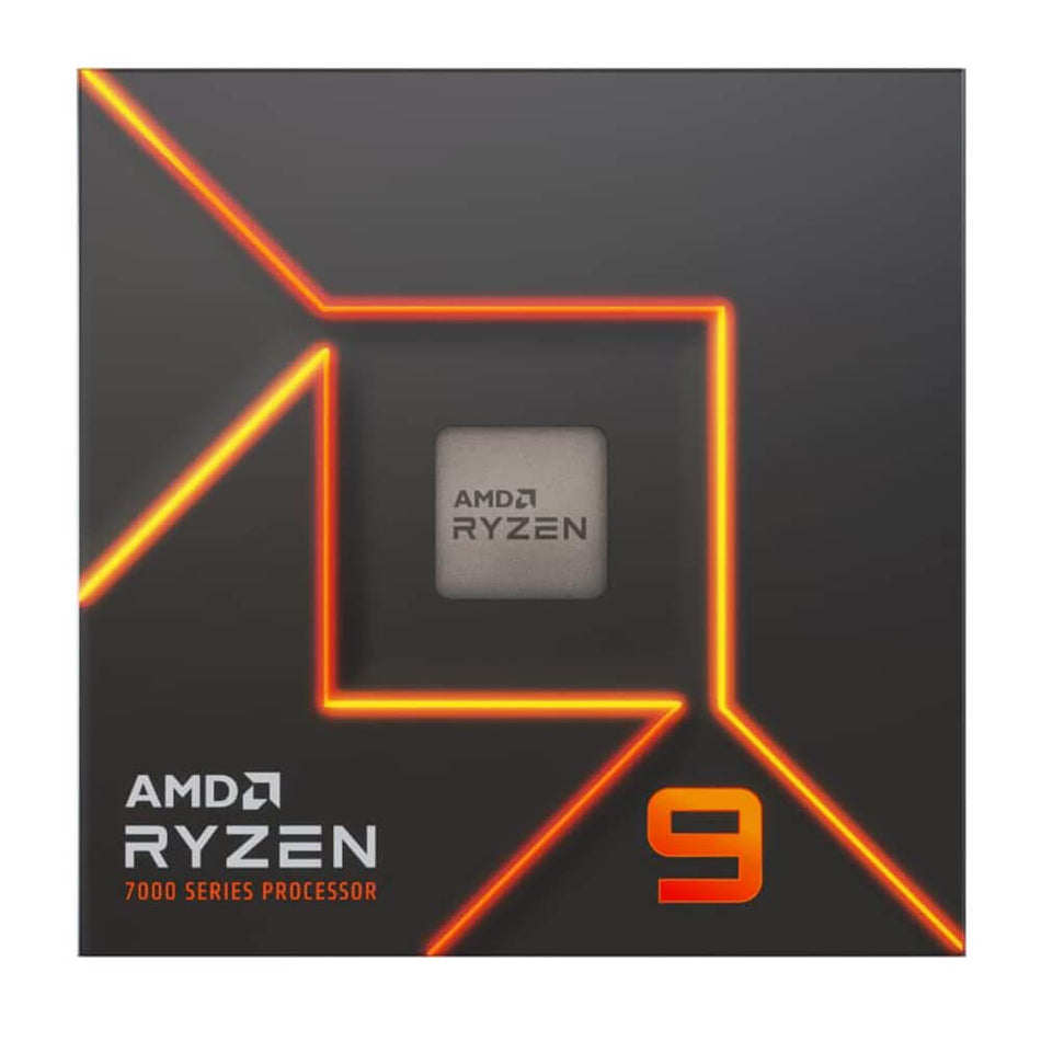 Procesador AMD Ryzen 9 7900, Socket AM5, 3.70GHz, 12-Core, 64MB Cache, Disipador AMD Wraith Prism
