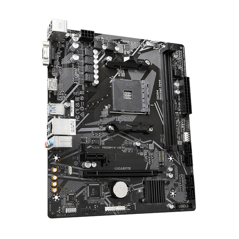 Tarjeta Madre Gigabyte A520m K V2, Skt AM4, micro ATX