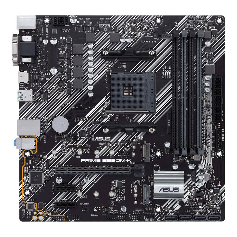 Tarjeta Madre Asus PRIME B550M-K, AMD AM4 3ra Gen