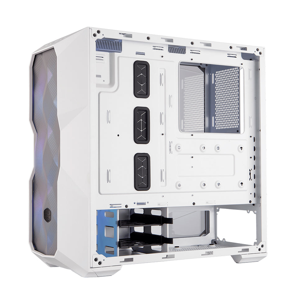 Gabinete Cooler Master MasterBox TD500 Mesh, Midi-Tower, 3x Vent. 120mm ARGB, Blanco