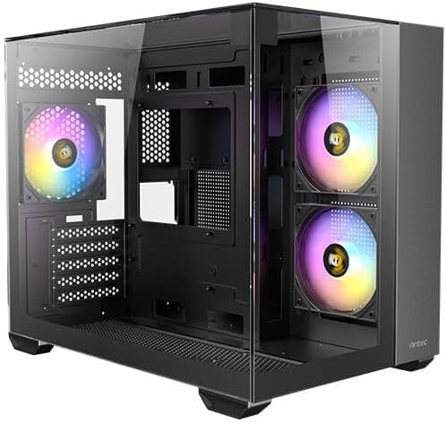 Gabinete Antec CX600M Trio ARGB, Mini Tower, Micro-ATX, ITX, 3x Vent ARGB, Negro