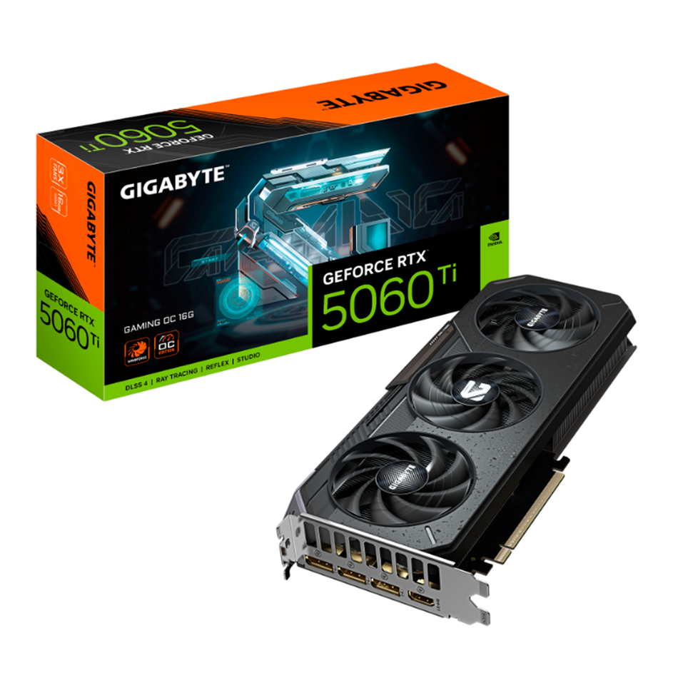 Tarjeta de Video Gigabyte NVIDIA GeForce RTX 5060 Ti GAMING OC 8G, 8GB 128-bit GDDR7, PCI Express 5.0