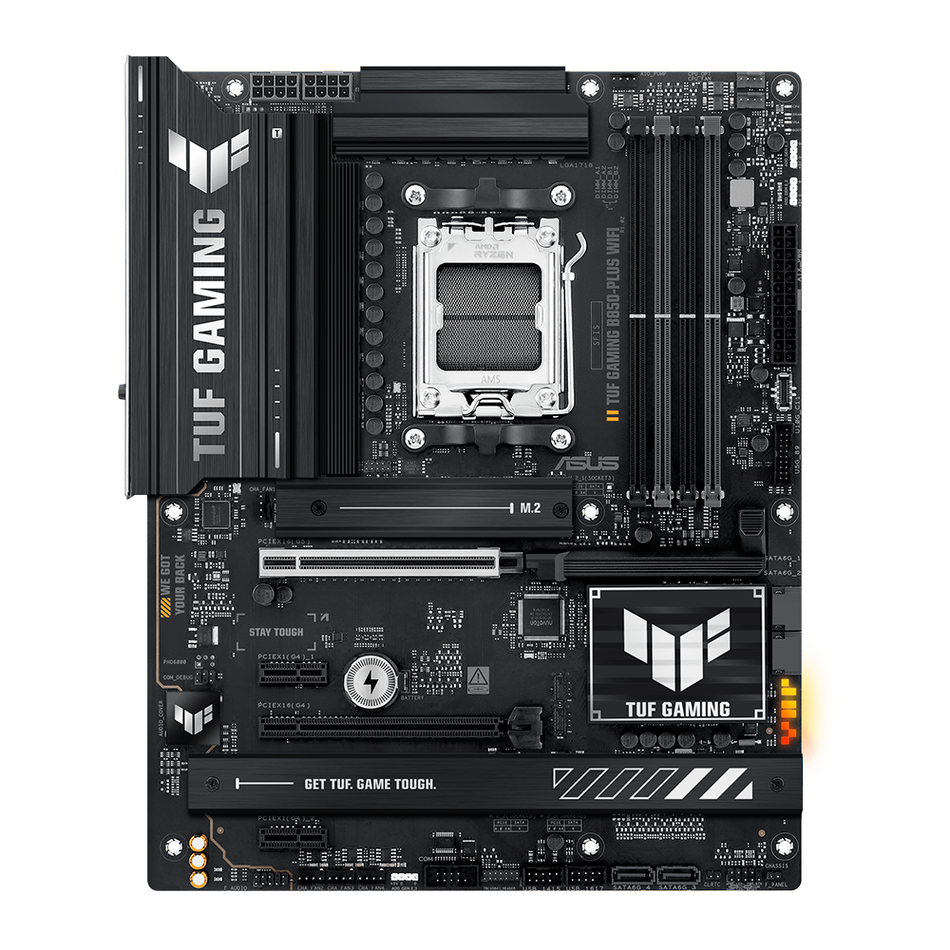 Tarjeta Madre ASUS TUF GAMING B850-PLUS WIFI, ATX, Socket AM5,4xDDR5, HDMI/DP, PCIE 5.0, Wi-Fi 7