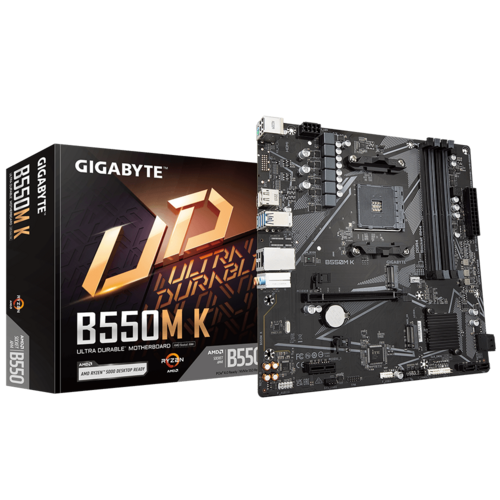 Tarjeta Madre Gigabyte B550M K, socket AM4, DDR4, micro ATX