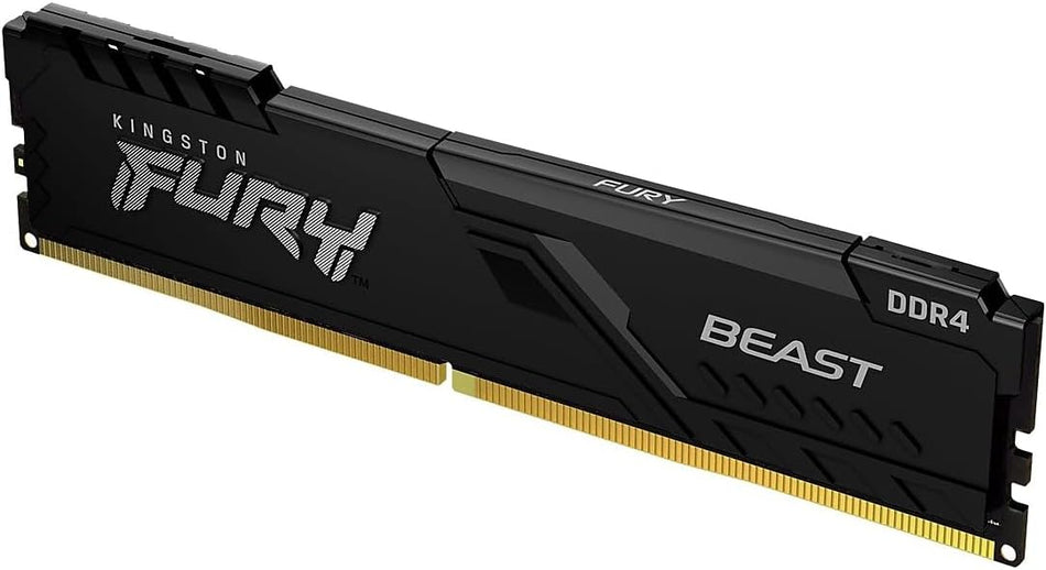 Memoria RAM DIMM Kingston FURY Beast 8GB DDR4, 3600MHz, Color Negro