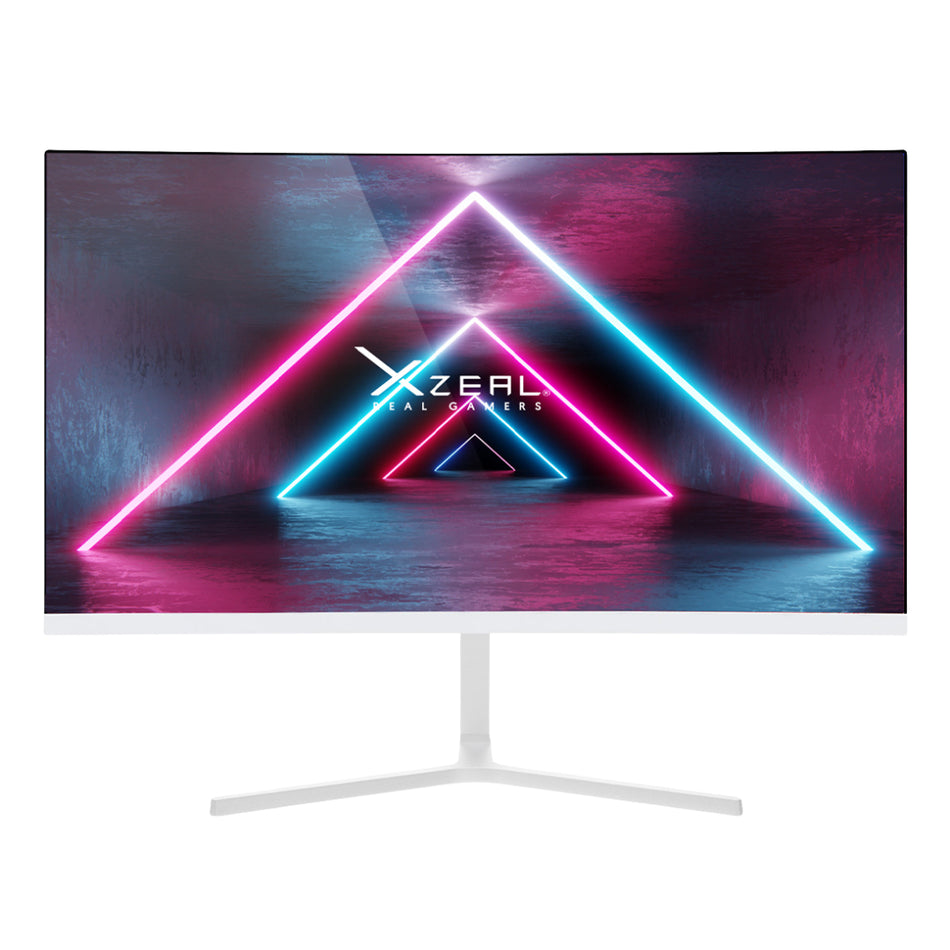 Monitor Gamer Curvo XZEAL 23.8" XST-570, 100HZ, VGA, HDMI, Full HD, Blanco