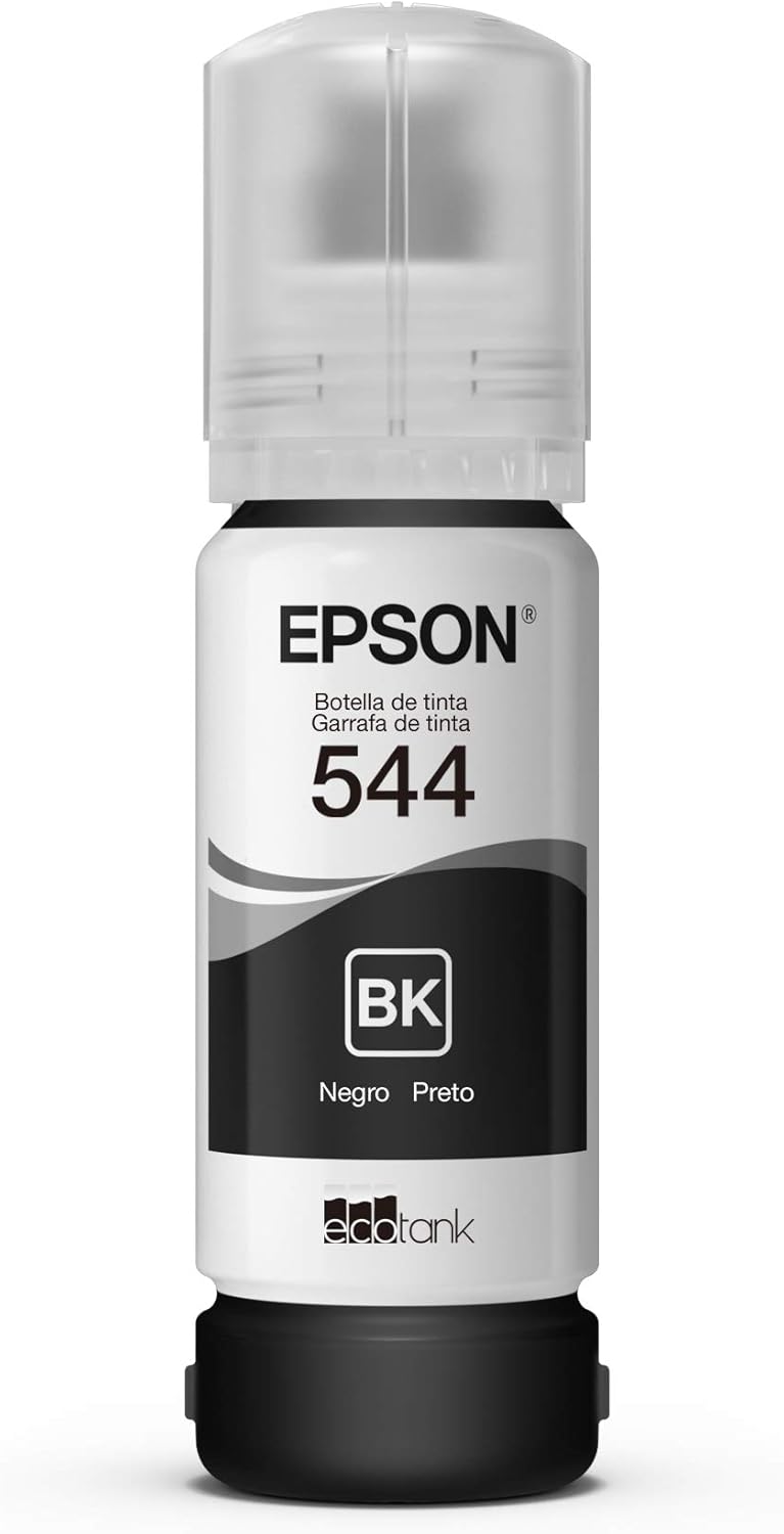 Botella de Tinta Epson Ecotank 544 Color negro 65ml