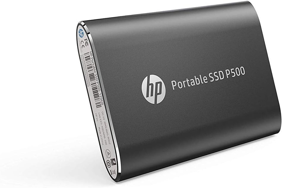SSD Externo HP P500, 500GB, USB-C, Negro