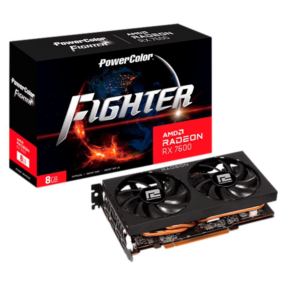 Tarjeta de Video PowerColor Fighter AMD Radeon RX 7600, 8GB, 128 Bit, GDDR6, PCI Express 4.0