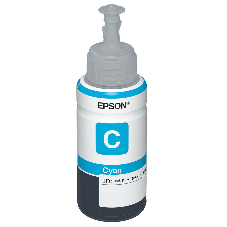 BOTELLA DE TINTA EPSON CYAN PARA L800 T673220 70ML original