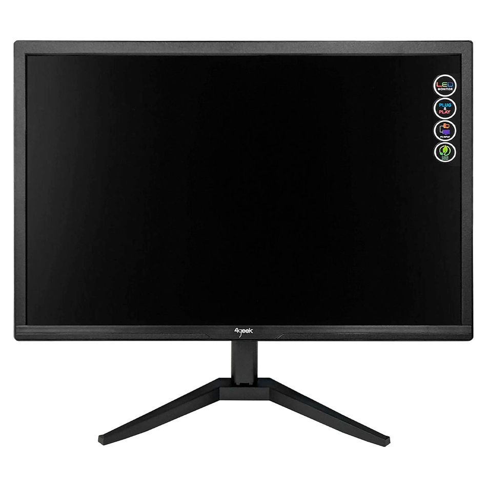 Monitor Stylos 4geek 4GKMO1B 19", 60Hz, 5ms, VGA, HDMI, Negro