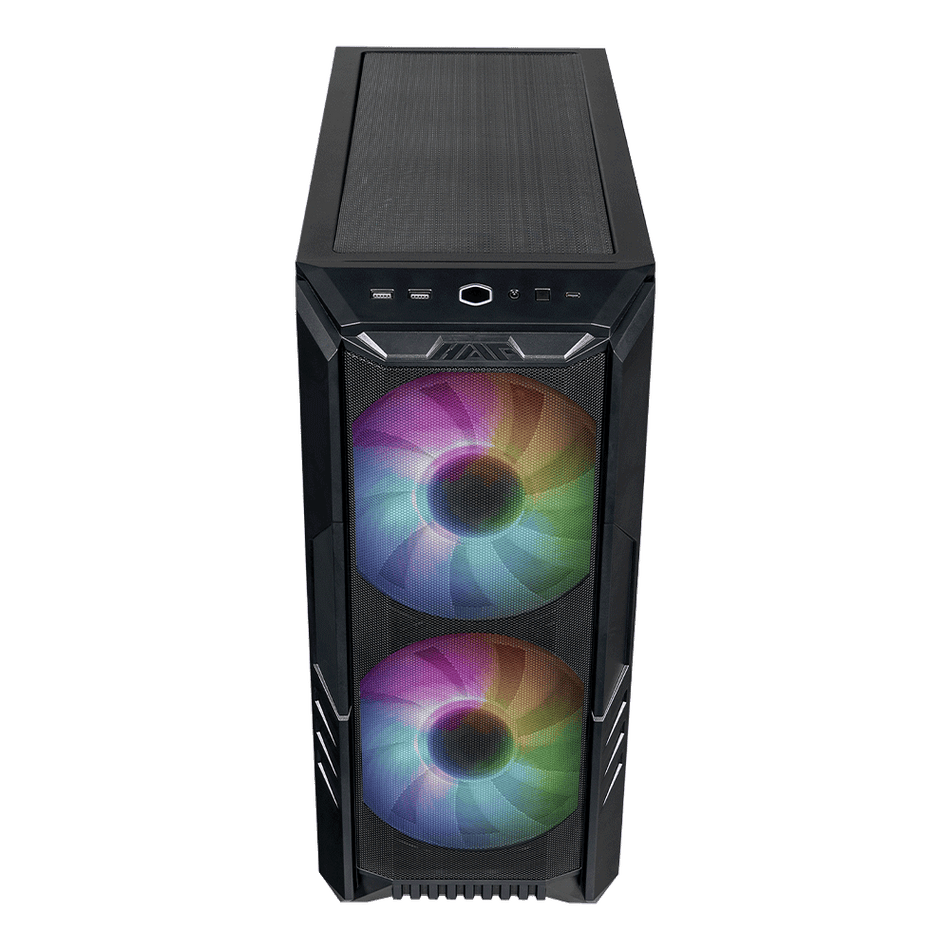 Gabinete Cooler Master HAF 500 Midi Tower, Con Ventana, 3x Vent. ARGB, Negro