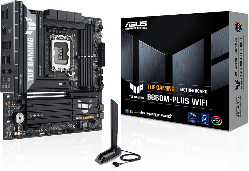 Tarjeta Madre ASUS TUF GAMING B860M-PLUS WIFI, LGA 1851, Intel B860