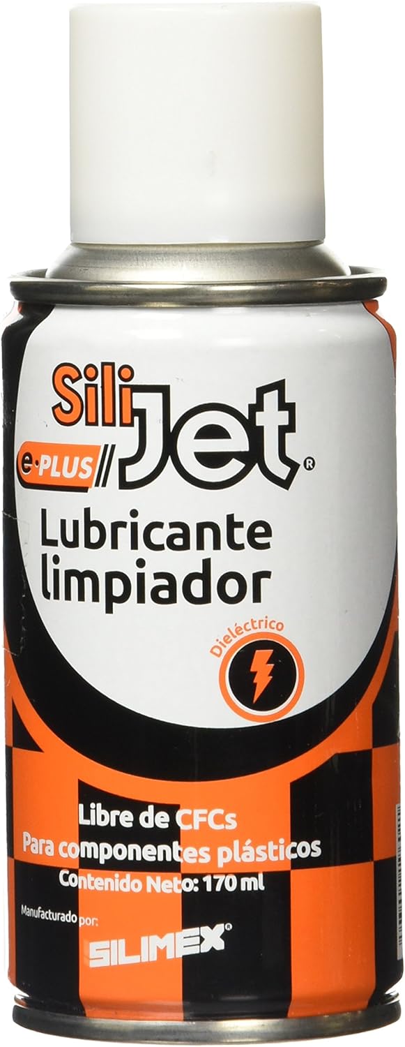 LIMPIADOR LUBRICANTE TARJETAS ELECTRONICAS Y PIEZA PLASTICAS EQUIPO DE COMPUTO SILIMEX 170ML