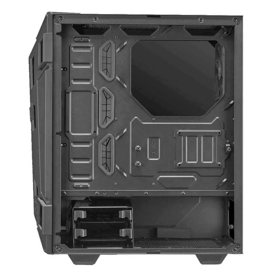 Gabinete ASUS TUF Gaming GT301, media torre, Ventana de Cristal, ATX, Micro-ATX, Mini-ATX, 4x Ventiladores, Negro