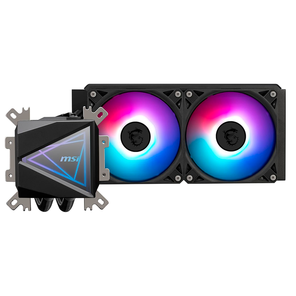 Enfriamiento Liquido MSI MAG CORELIQUID I240, 2x 120mm, Hasta 2100RPM, Negro
