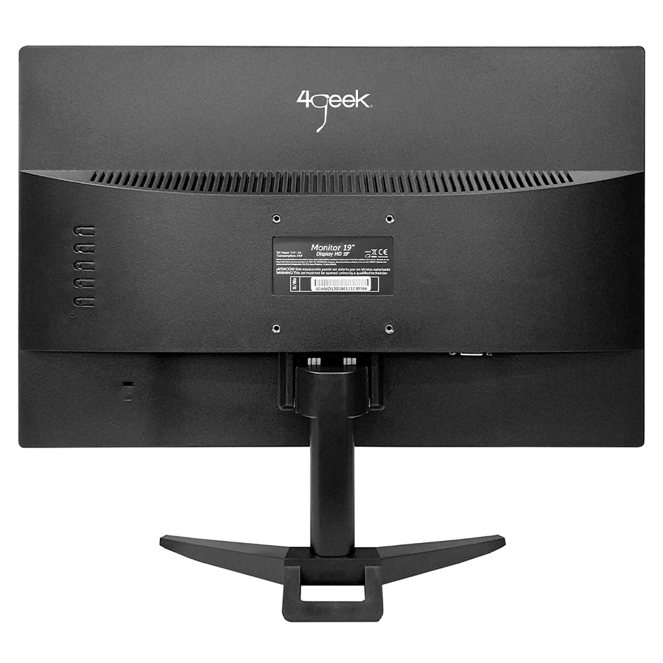 Monitor Stylos 4geek 4GKMO1B 19", 60Hz, 5ms, VGA, HDMI, Negro