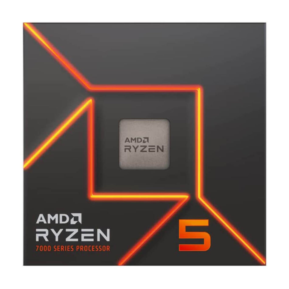 Procesador AMD Ryzen 5 7600, Radeon, Socket AM5, 3.8GHz, Six-Core, 32MB L3 Cache, con Disipador Wraith Stealth