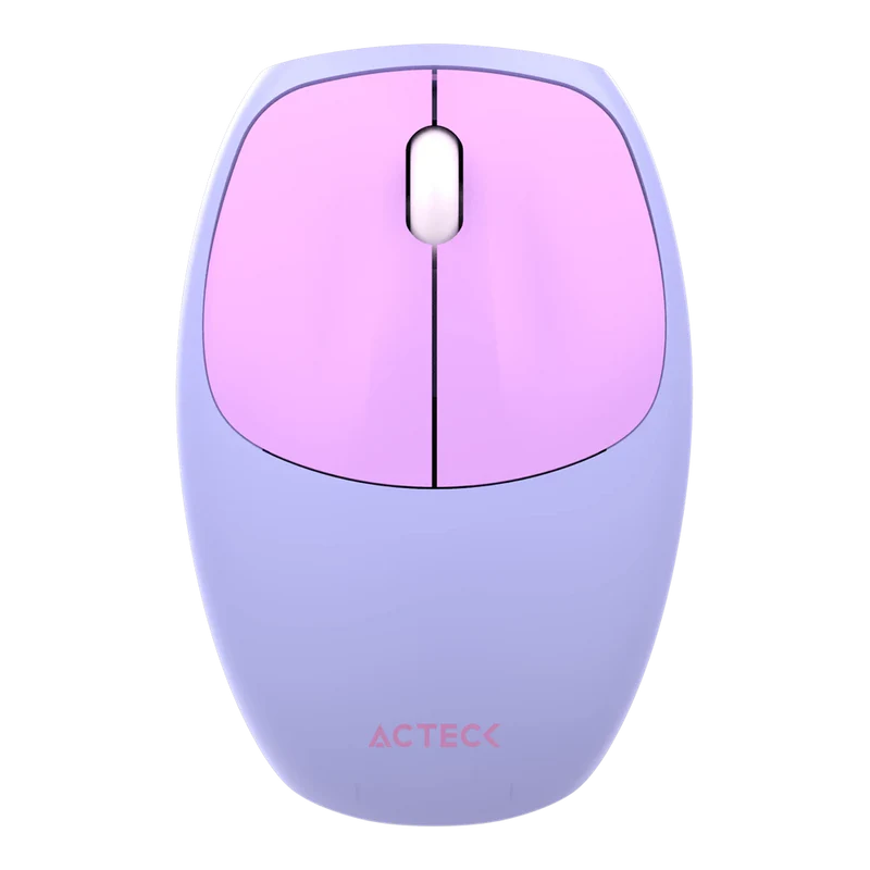Kit Teclado y Mouse Acteck Creator Chic Colors MK475 Inalambrico, USB, Morado