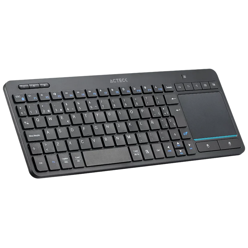 Teclado Inalambrico Acteck Inspire Smart TI707 con touchpad, Bluetooth, Negro