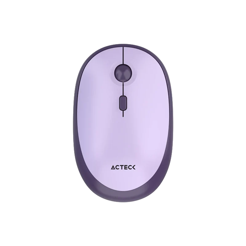 Kit Teclado y Mouse Acteck Creator Chic K-Colors MK485, Inalambrico, USB, Violeta