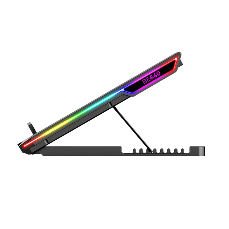 Base Enfriadora Acteck Froost Epic BE640 Hasta 17", 6x Ventiladores, USB, RGB, Plata