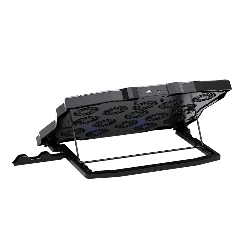 Base Enfriadora Balam Rush Eolox Frost EF740 para Laptop 17", 1x USB-C, 1x USB-A, Soporte para Celular