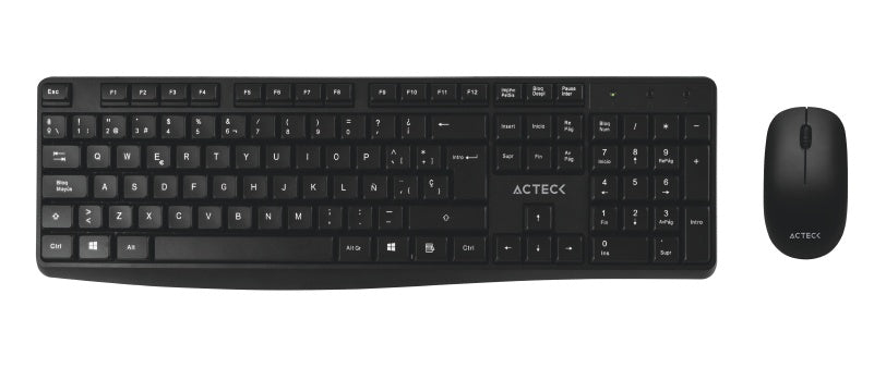Kit de Teclado y Mouse Acteck MK440 Inalambrico, USB, Negro