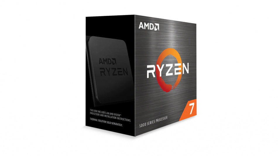 Procesador AMD Ryzen 7 5700X, AM4, 3.4 GHz, sin disipador, sin graficos, 32MB cache