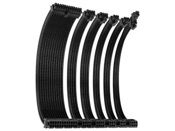 Cables Antec para fuente de poder, 1x24 Pin, 1x4+4 Pin, 2x8 Pin, 2x6 Pin, Negro