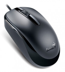 Mouse Optico Genius DX-101, Alambrico, 1000DPI, 3 botones, USB, Negro