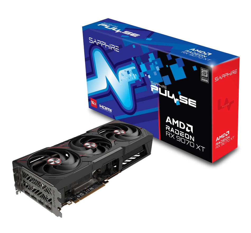 Tarjeta de Video Sapphire AMD Radeon RX 9070 XT PULSE, 16GB 256-bit GDDR6, PCI Express x16 5.0