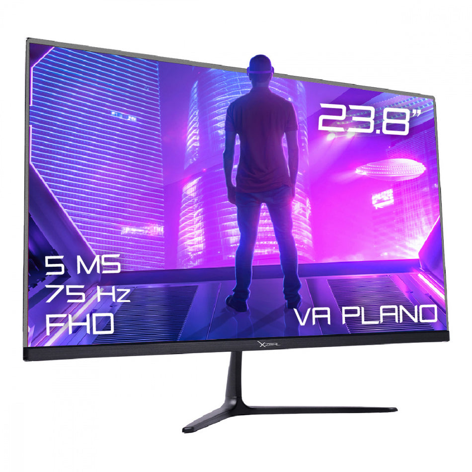 Monitor Gamer XZEAL XZT-560, 23.8", VGA, HDMI, Full HD, Color Negro