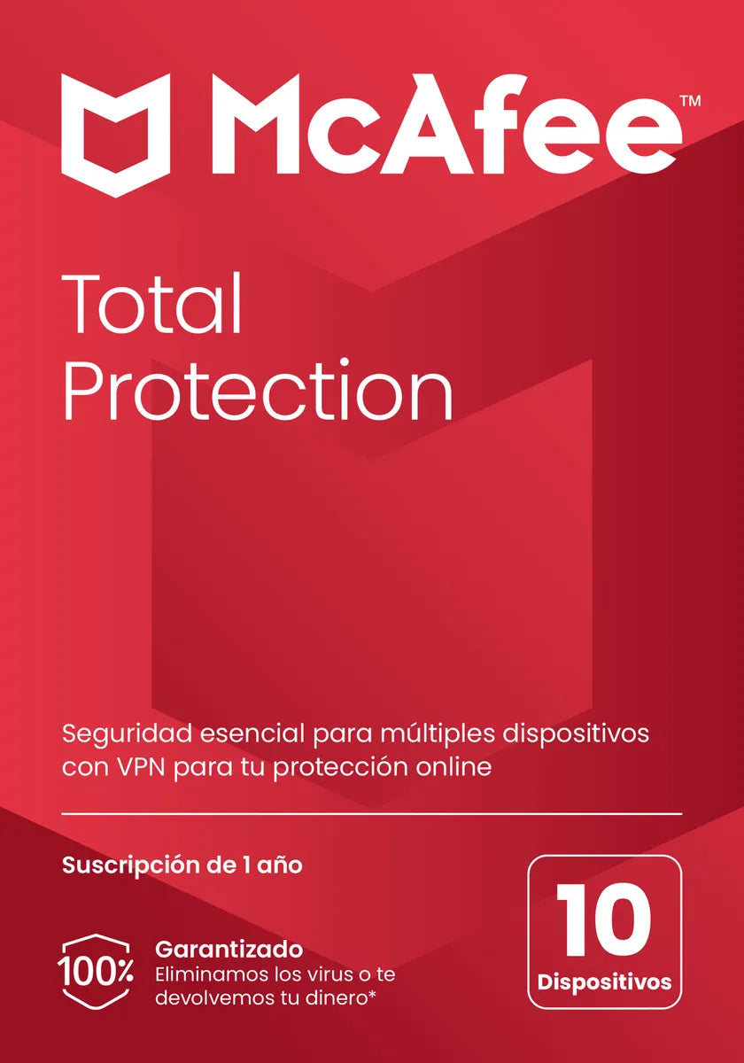 Antivirus McAfee Total Proteccion 1 Ano