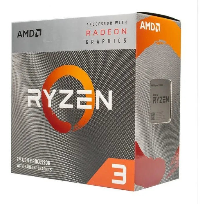 Procesador AMD RYZEN 3 3200G, 3.6GHz, socket AM4, Graficos RADEON Vega 8, 6MB Cache