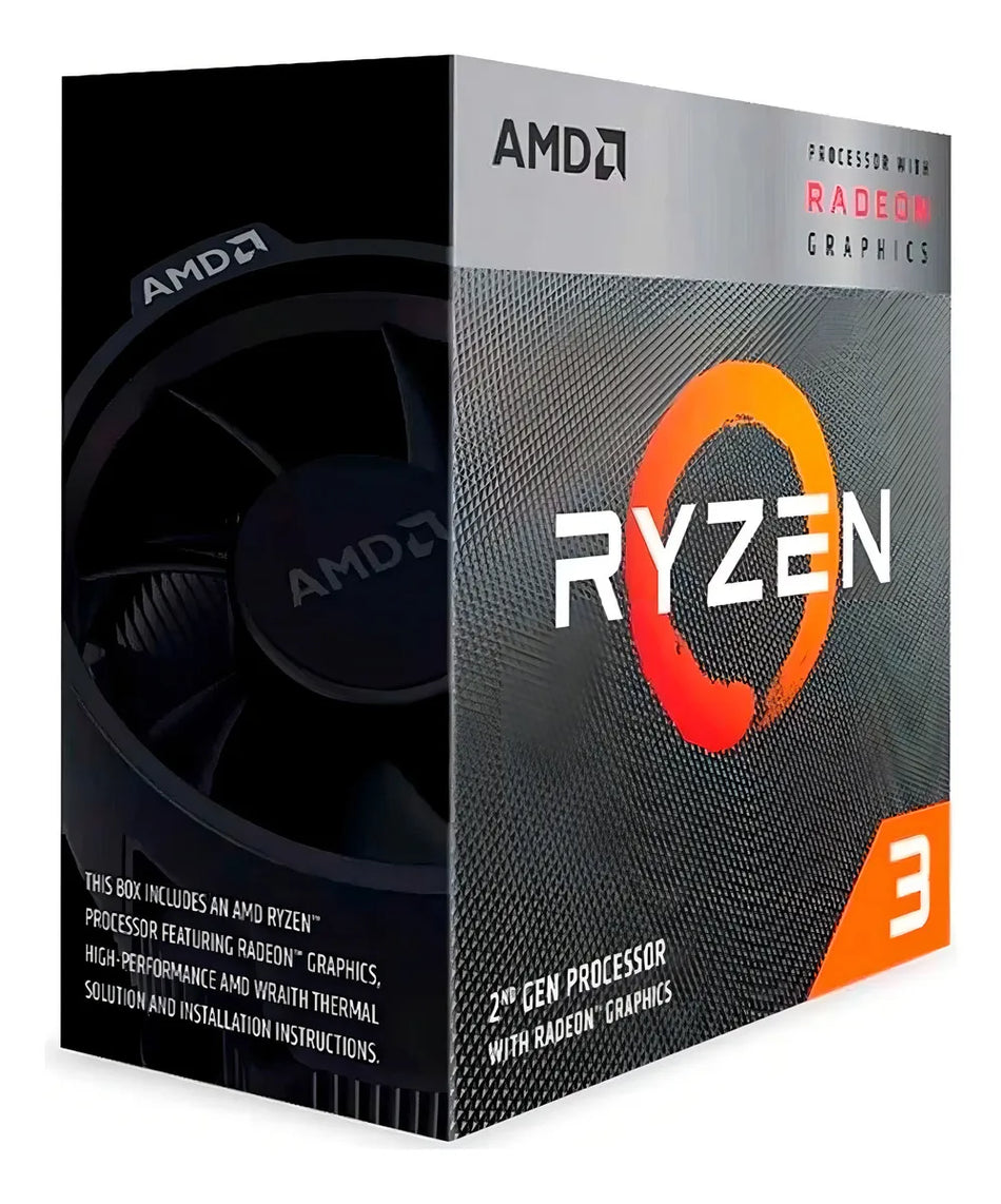 Procesador AMD RYZEN 3 3200G, 3.6GHz, socket AM4, Graficos RADEON Vega 8, 6MB Cache