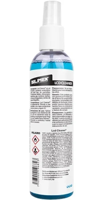LIMPIADOR DE PANTALLAS SILIMEX LCD/PLASMA/TRC ANTIESTATICO 250ML ATOMIZADOR