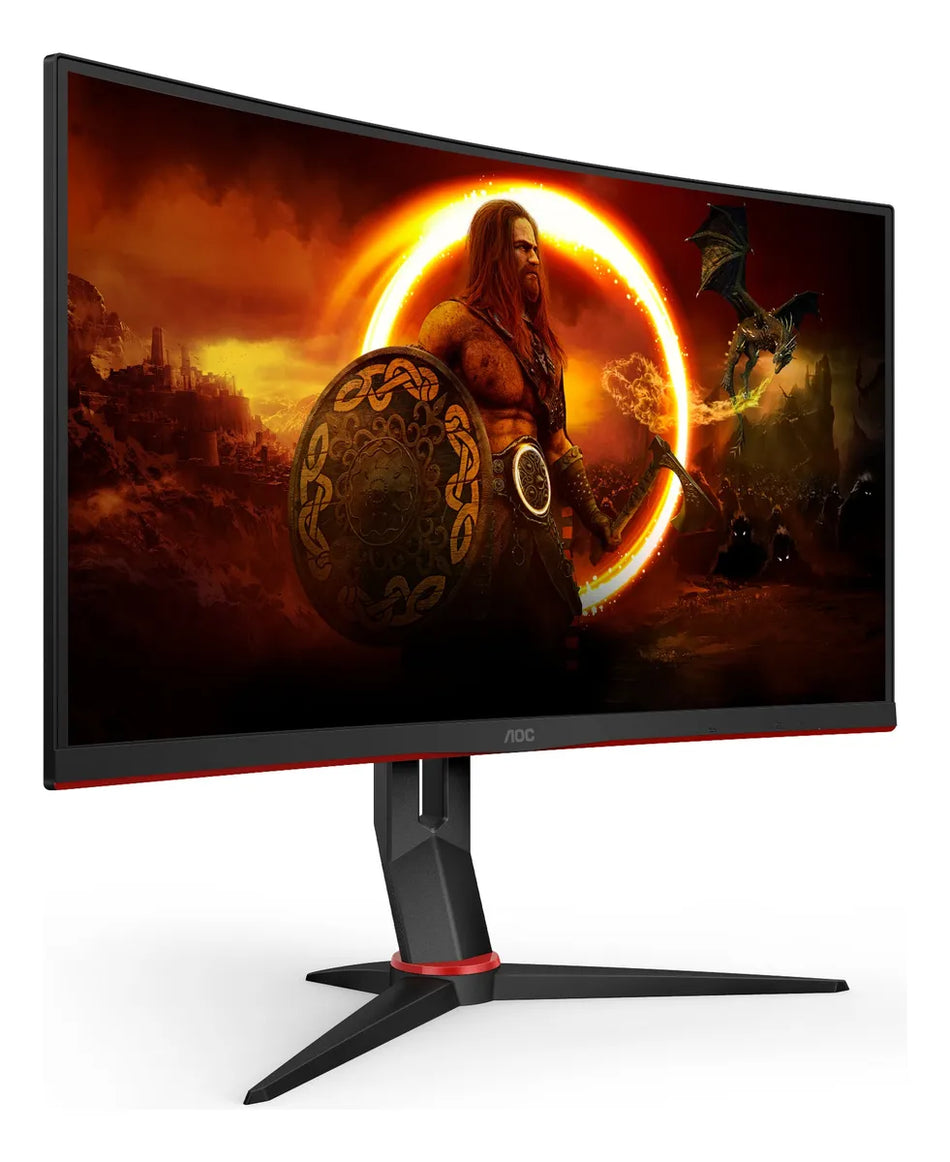 Monitor Gaming AOC C27G2 Curvo 27", 165Hz, Full HD, Curvo, Negro/Rojo